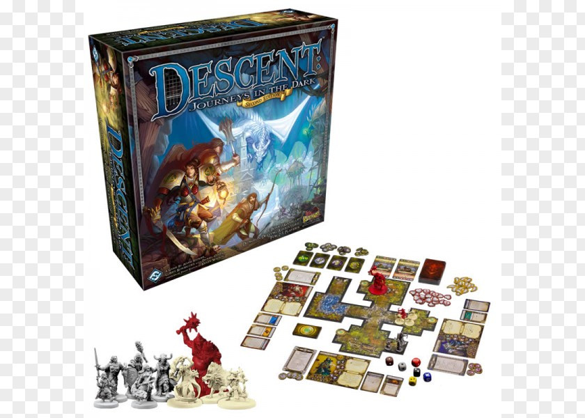 Destiny Descent: Journeys In The Dark Board Game Edge Voyage Dans Les Ténèbres (2ème Édition) Fantasy Flight Games PNG