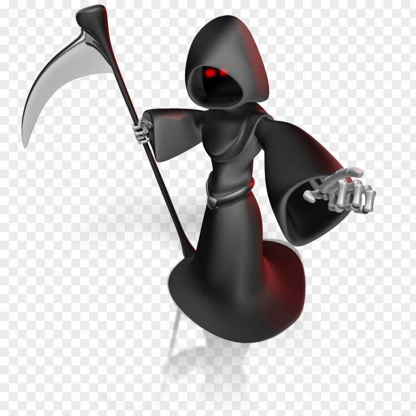 Grim Reaper Death Animation Scythe Presentation PNG