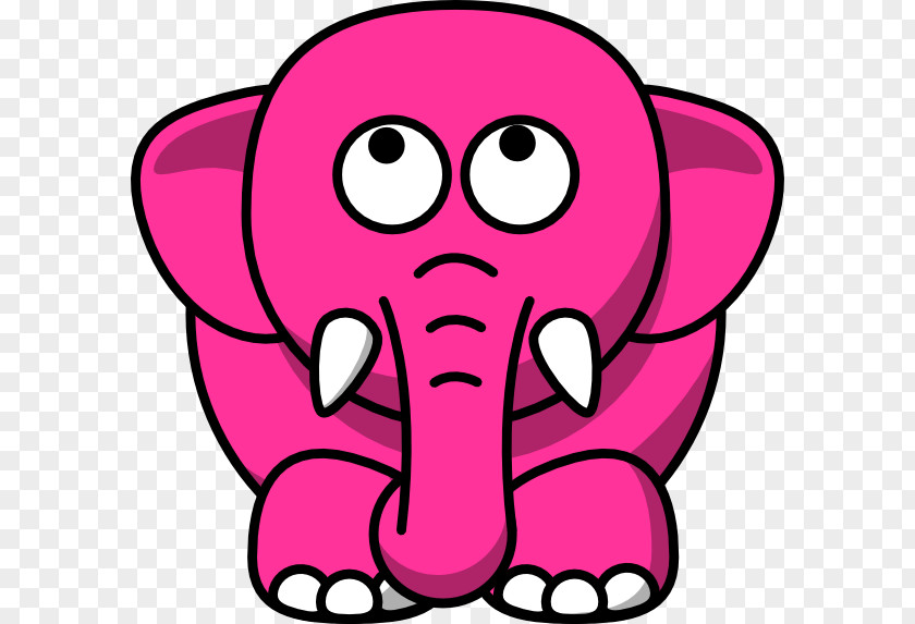 Elephant Drawing Cartoon PNG