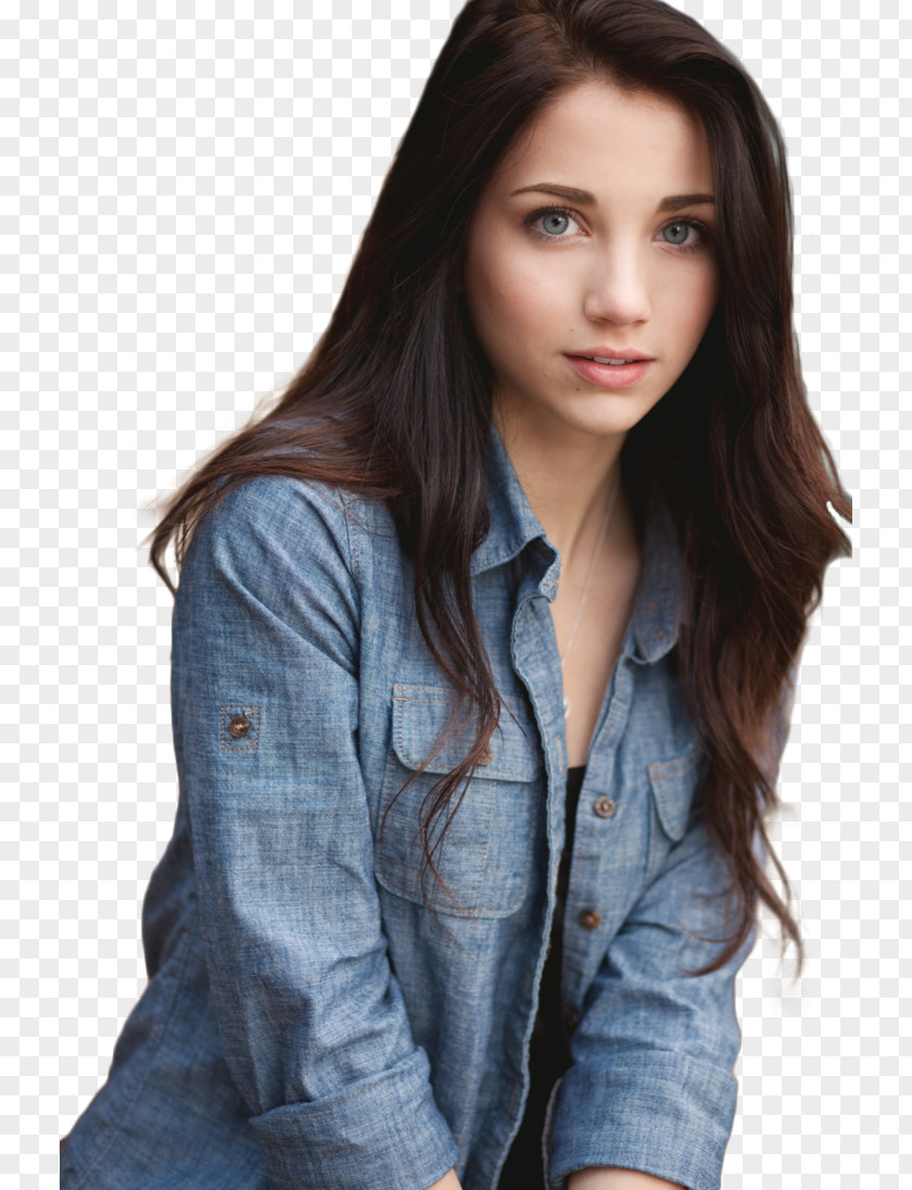 Emily Rudd Black Hair Brown Blue Hairstyle PNG