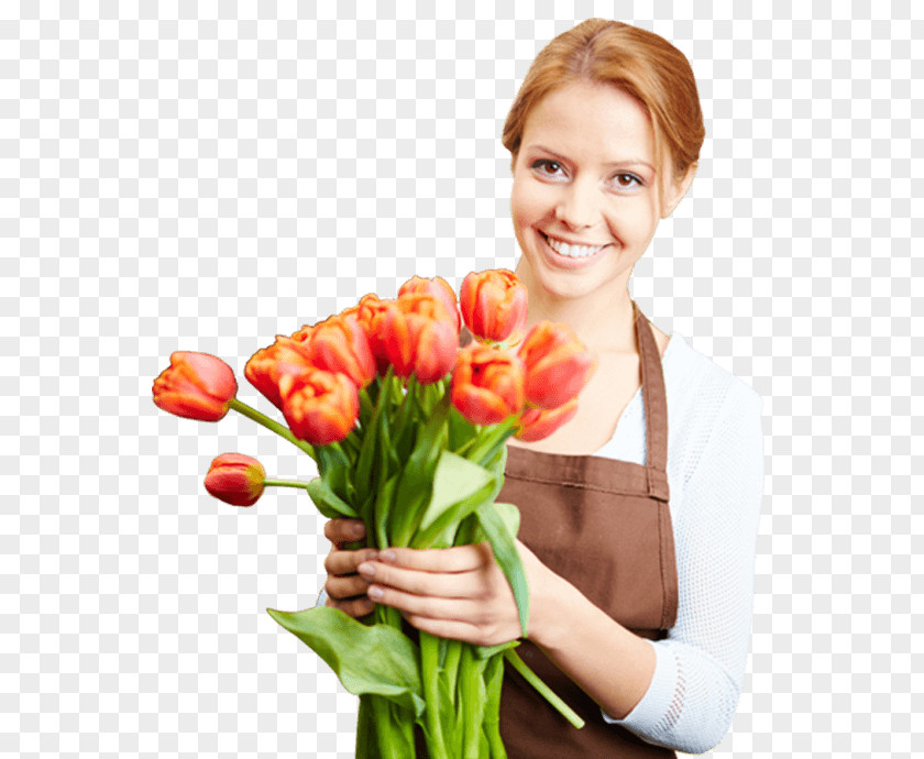 Girl-flower Floristry Flower Bouquet Gift Delivery PNG