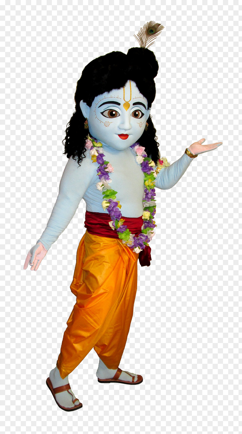 Krishna's Butterball Costume Design Mascot PNG