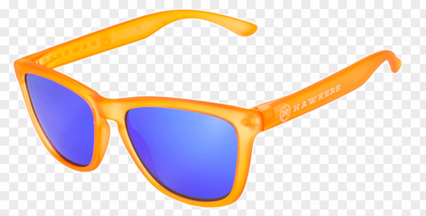 Orange Sky Goggles Sunglasses Hawkers Blue PNG