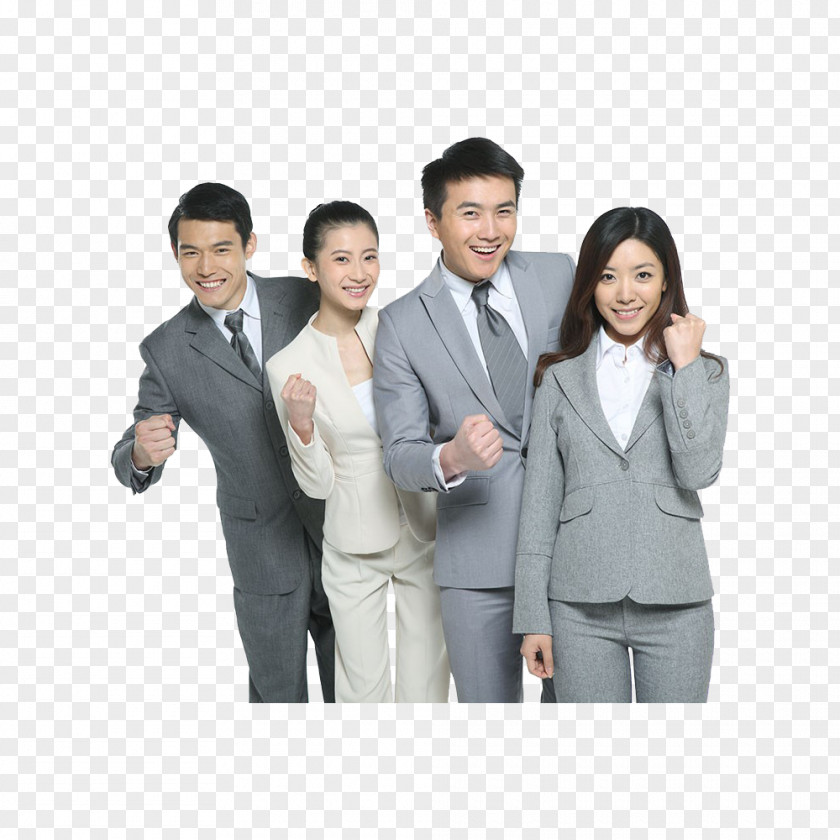 Smiling Business White-collar Workers Worker JD.com Resource Service PNG