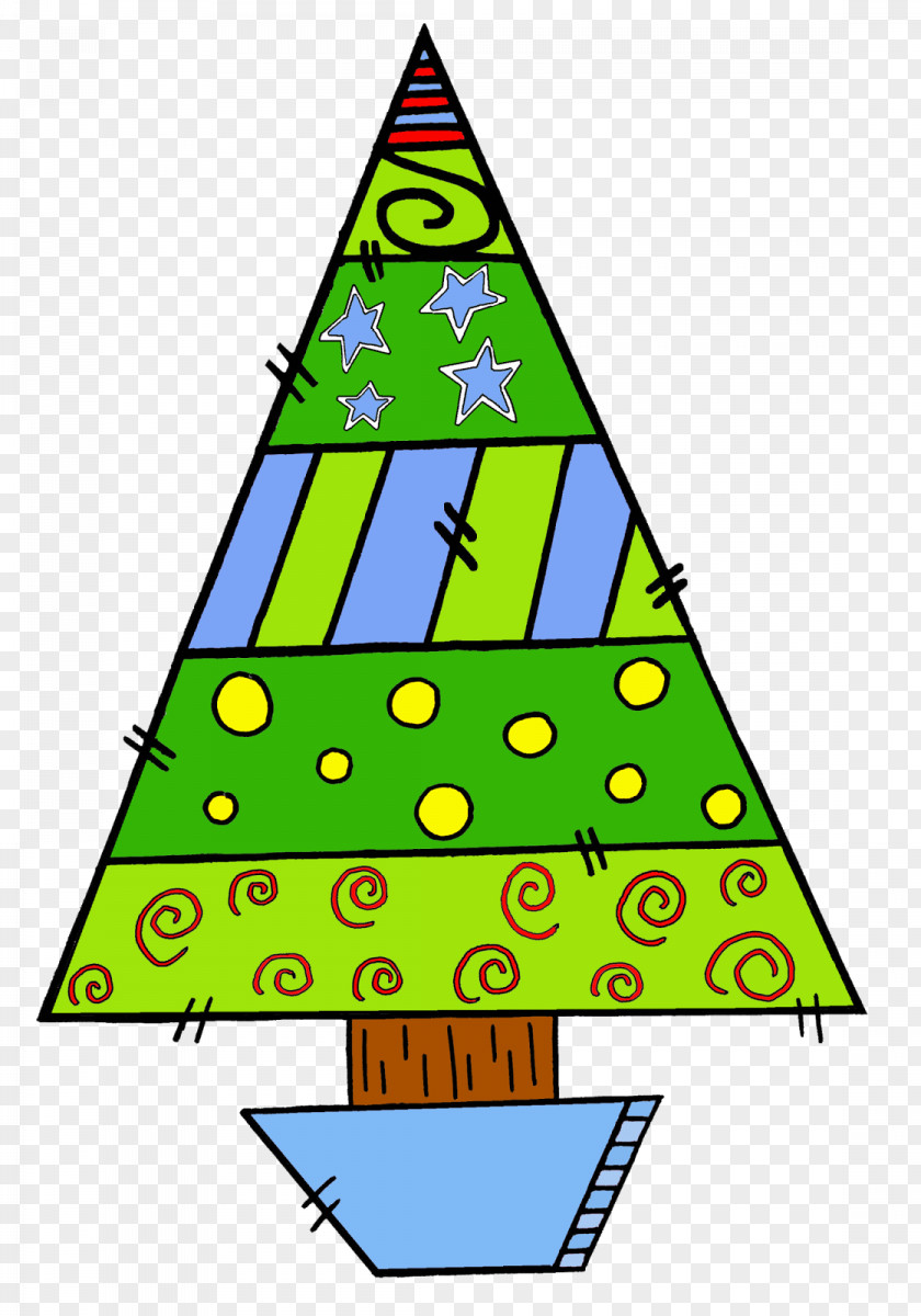 Christmas Tree Triangle Point Clip Art PNG
