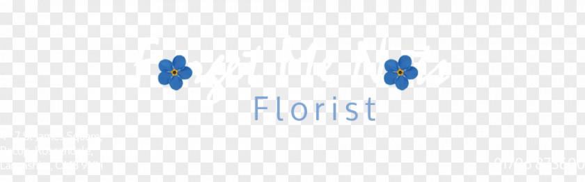 Forget Me Nots Logo Brand Desktop Wallpaper PNG