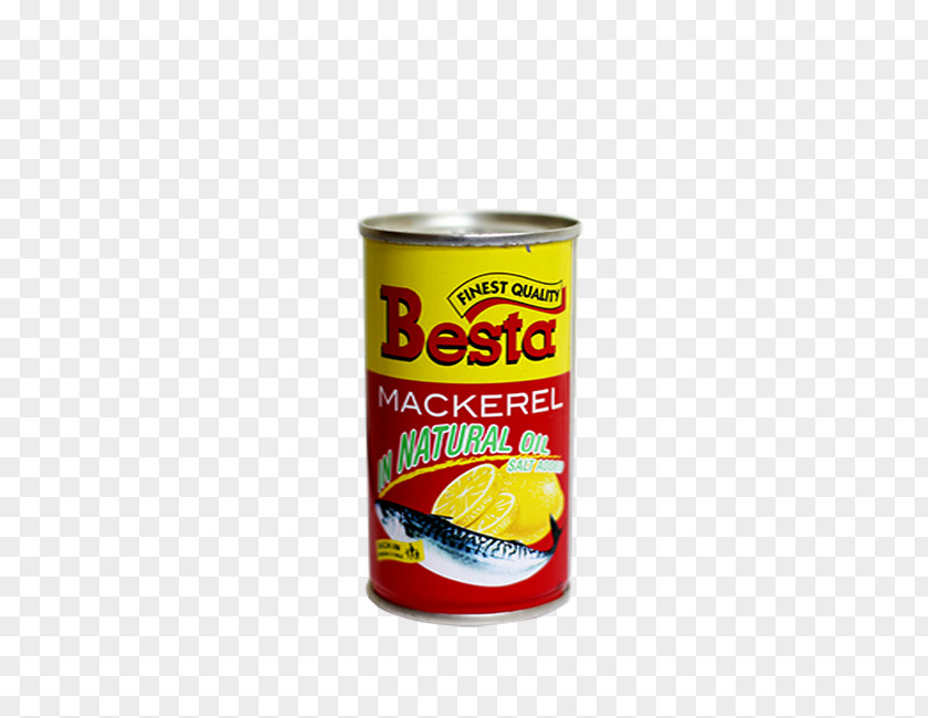 Mackerel Tin Can Condiment Flavor PNG