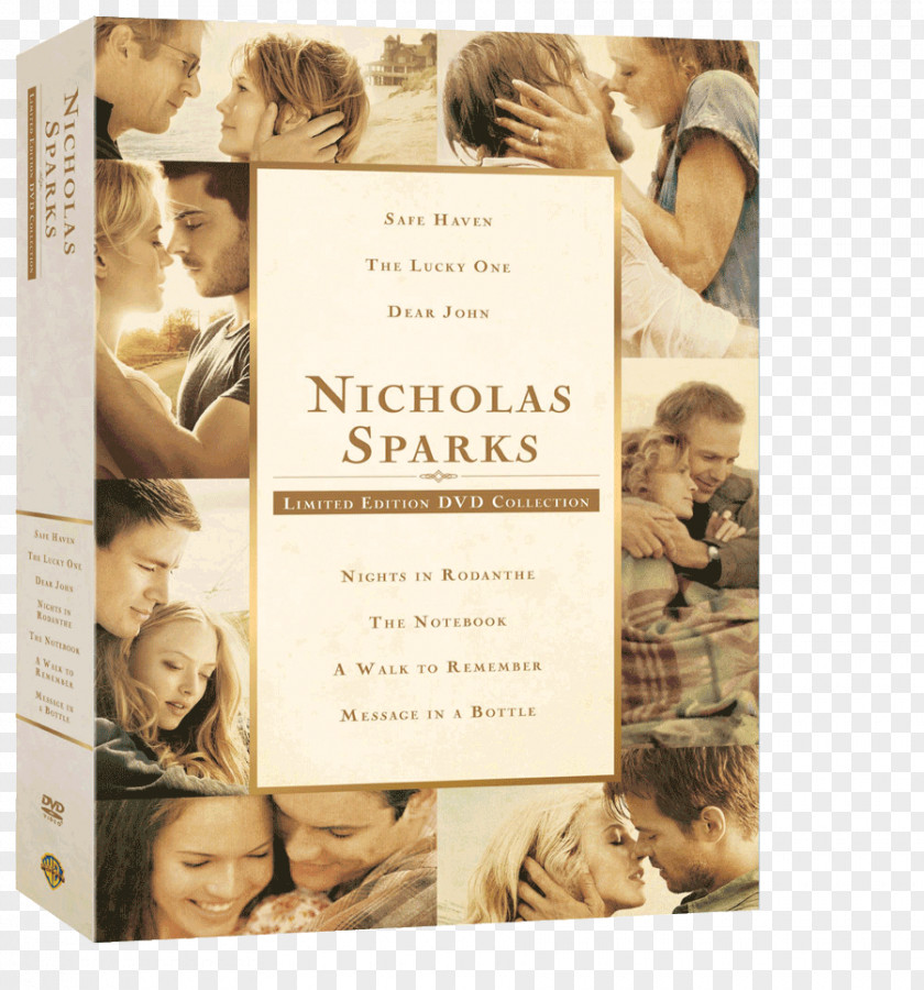 Sparks Safe Haven DVD Blu-ray Disc Dear John The Notebook PNG