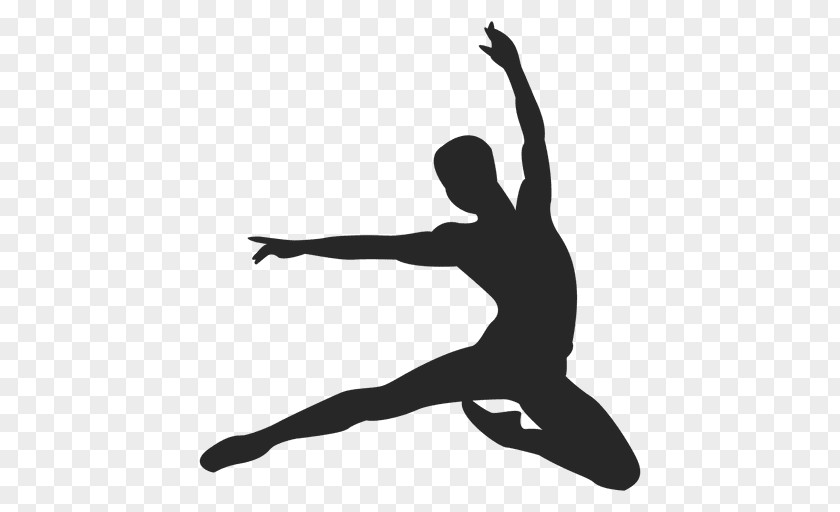 Ballet Modern Dance Silhouette Dancer PNG