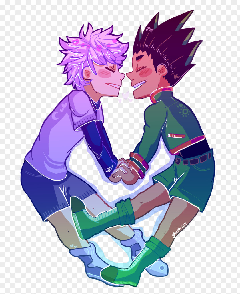 Gon X Killua DeviantArt Fan Art Fiction Illustration PNG