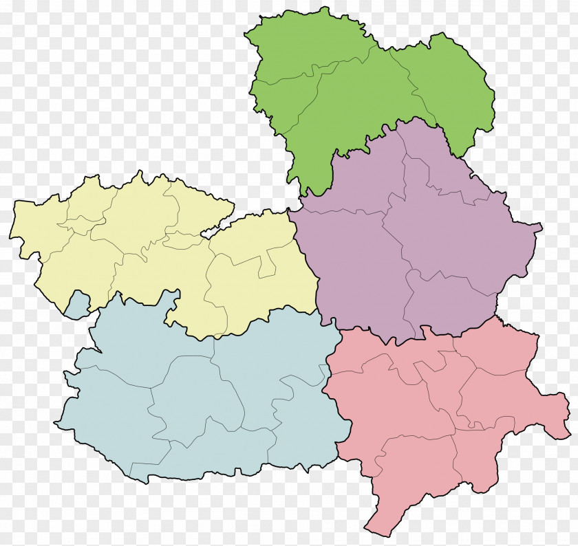 Map Toledo Comarcas Of Spain Castile Blank PNG
