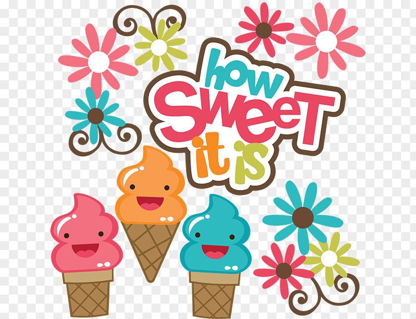 Summer Reed Element Ice Cream Cones Sundae Cupcake Clip Art PNG