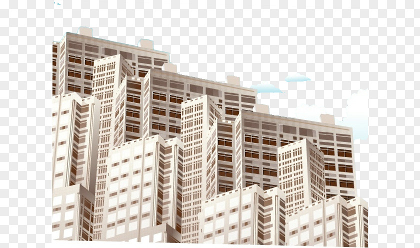 Building Euclidean Vector Skyscraper Architecture PNG
