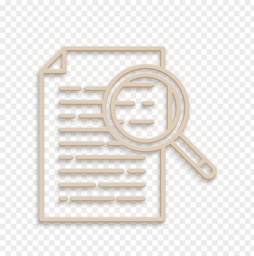 Search Icon Linear Detailed High School Elements Test PNG
