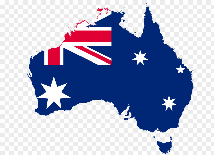 Australian Flag Of Australia Map Wikimedia Commons PNG