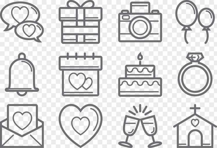 Bride And Groom Wedding Couple Married Marriage Echtpaar Icon PNG