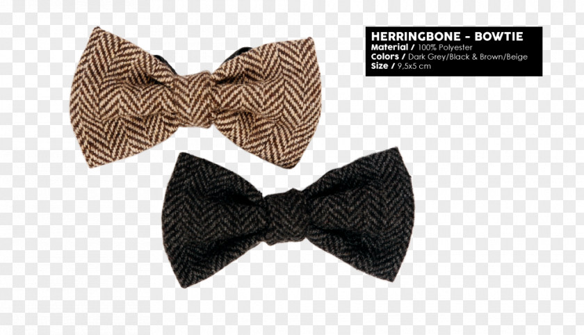 Herringbone Pattern Bow Tie PNG