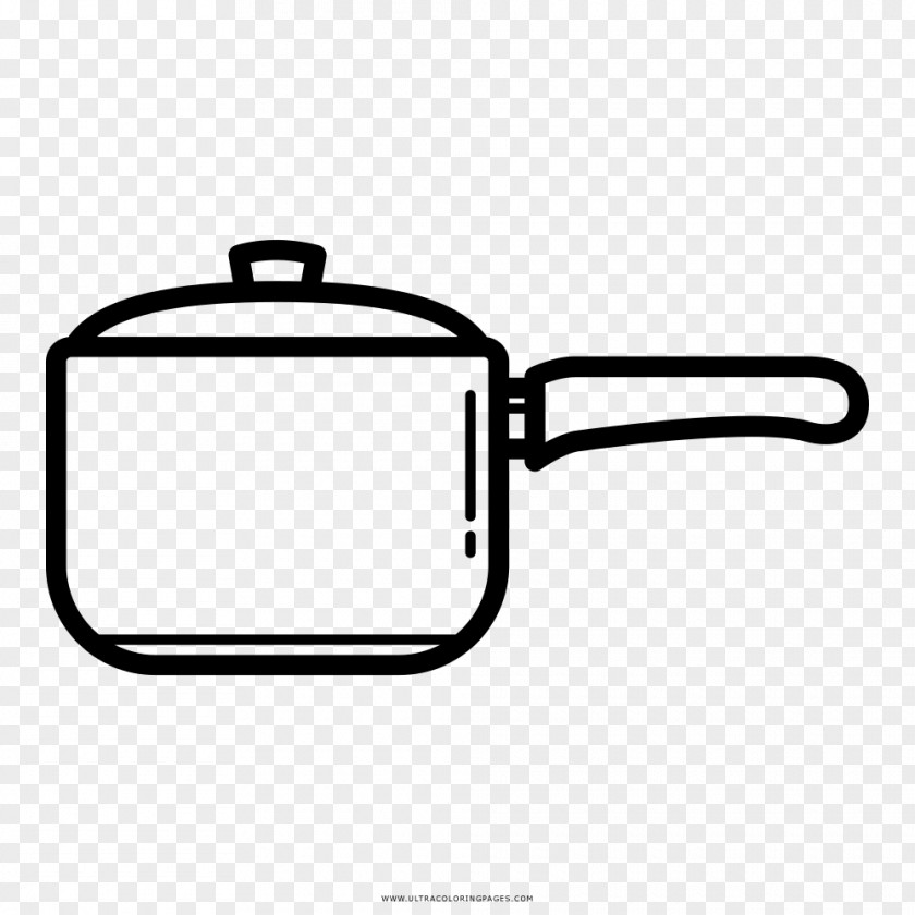 Kitchen Cookware Coloring Book Drawing Line Art PNG