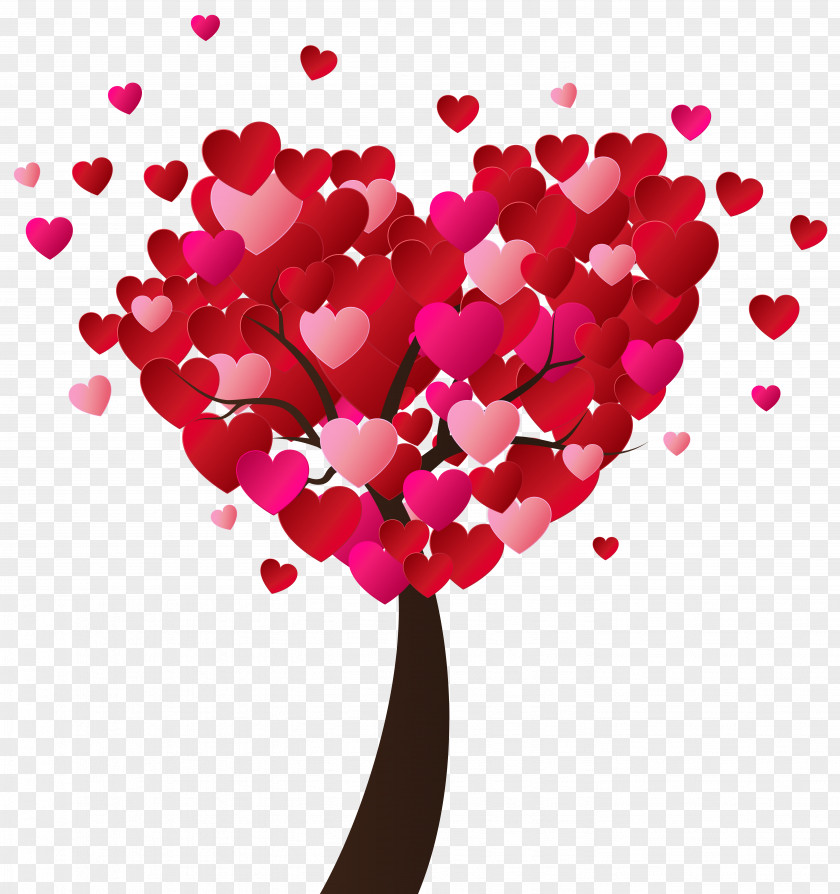 Love Tree Heart Valentine's Day Clip Art PNG