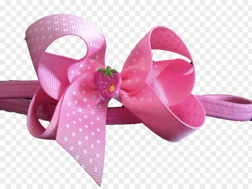 Ribbon Hair Tie Pink M Shoe PNG