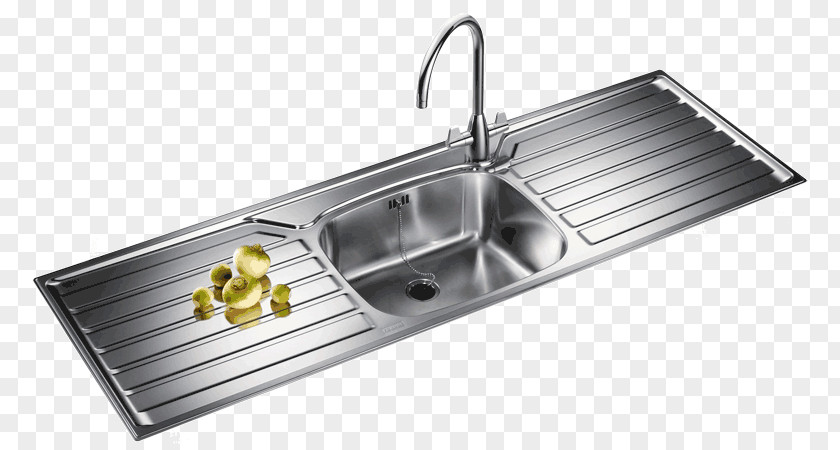 Sink Kitchen Franke Drain Stainless Steel PNG