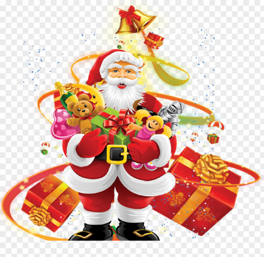 Festive Santa Claus Creative Image Christmas Picture Frames PNG