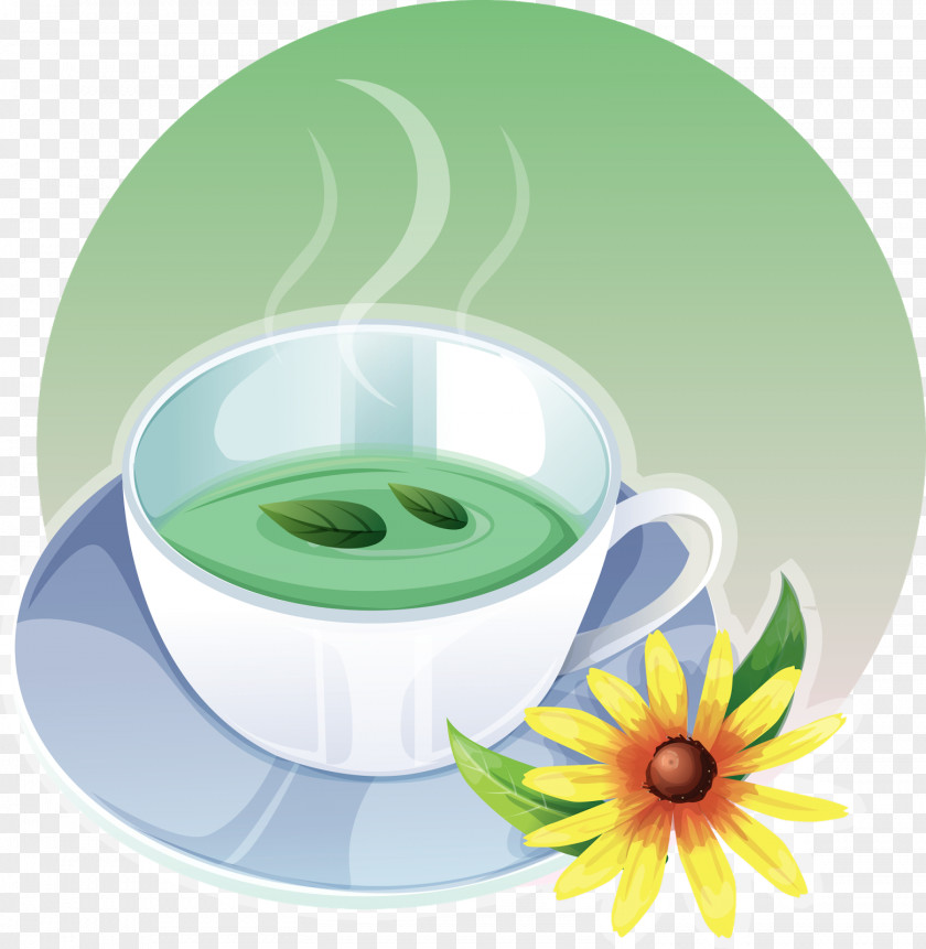 Saint Patrick's Day Teacup Coffee Clip Art PNG