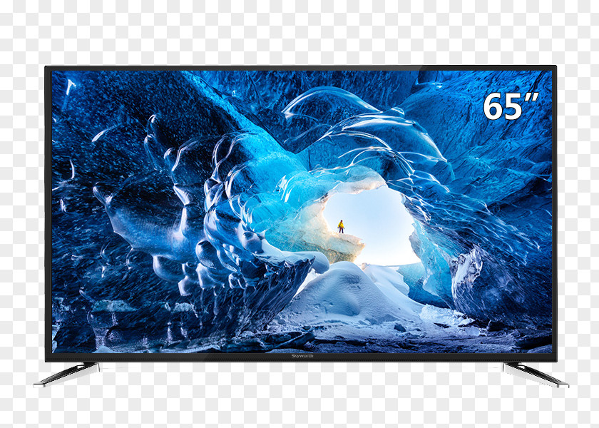 Skyworth 65-inch LCD TV 20 Nuclear 4K Resolution Television Liquid-crystal Display PNG