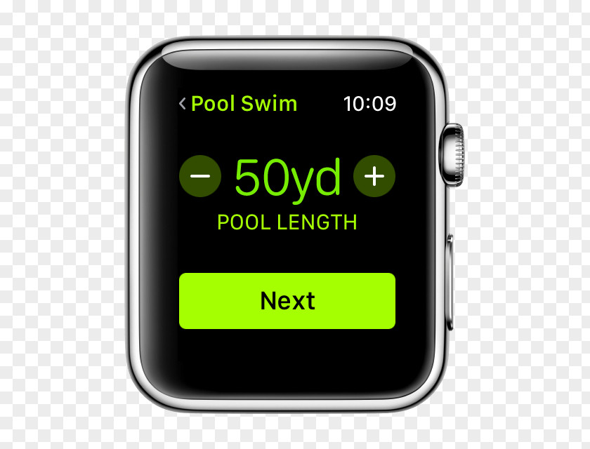 Swimming Training Apple Watch Series 3 2 1 PNG