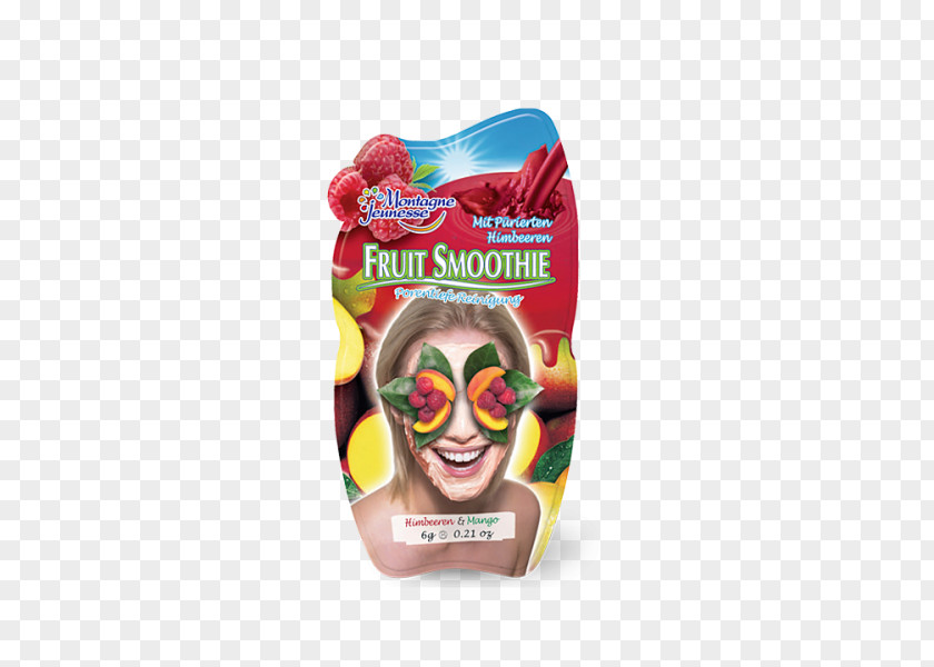 Berry Smoothie Eyebrow Face Fruit Mask PNG