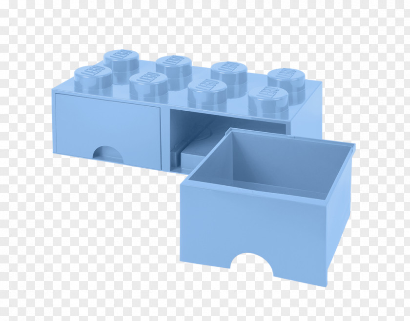 Box LEGO Light Blue Royal PNG