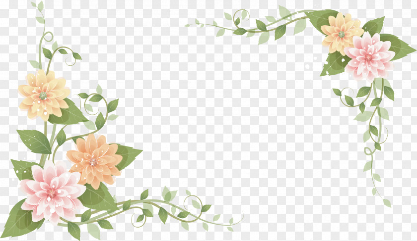Design Picture Frames Floral Flower Decoupage PNG
