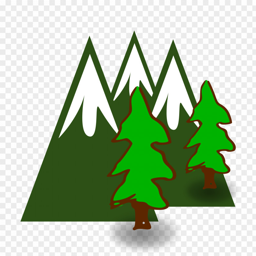 Evergreen Cliparts Oakhurst Mountain Pixabay PNG