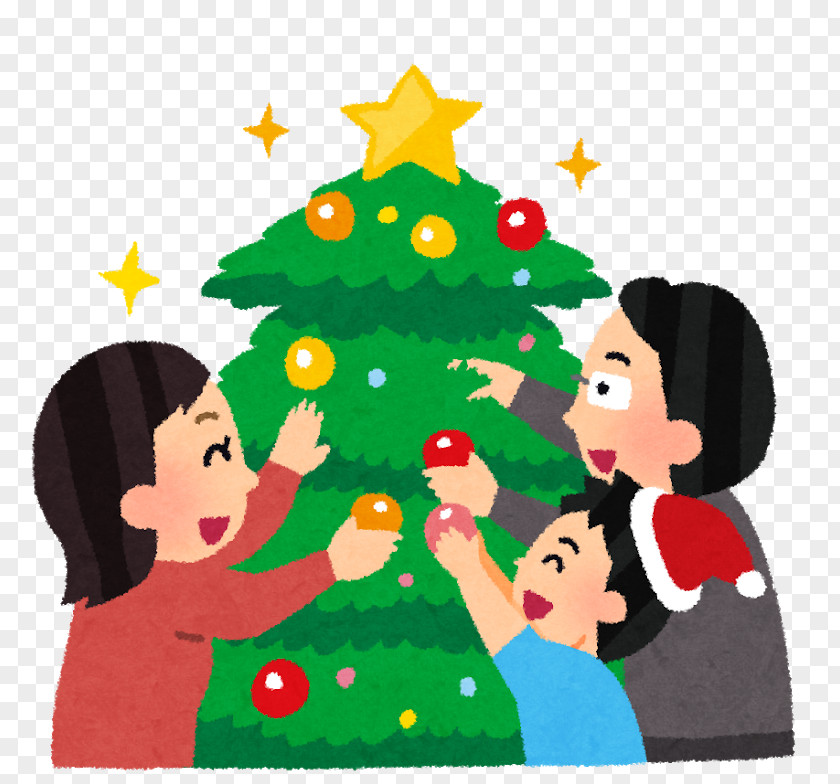 Christmas Tree Santa Claus クリスマスプレゼント Eve PNG