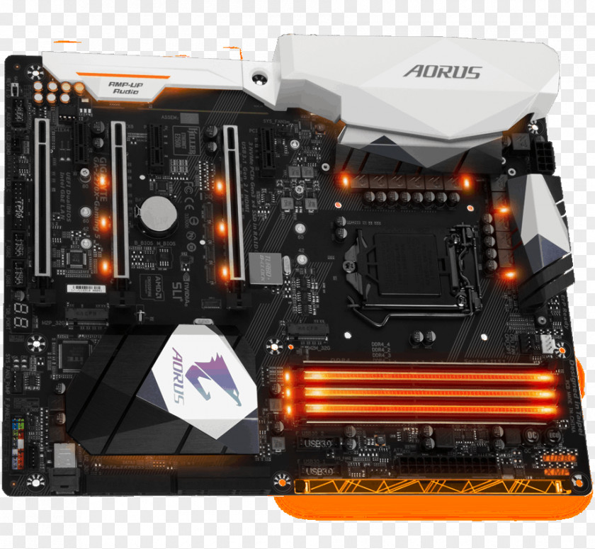 Graphics Cards & Video Adapters Motherboard Computer Hardware AORUS GIGABYTE GA-Z270X-Gaming 5 PNG
