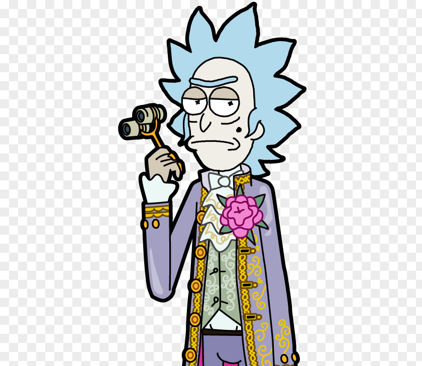 Pleased Finger Rick And Morty PNG