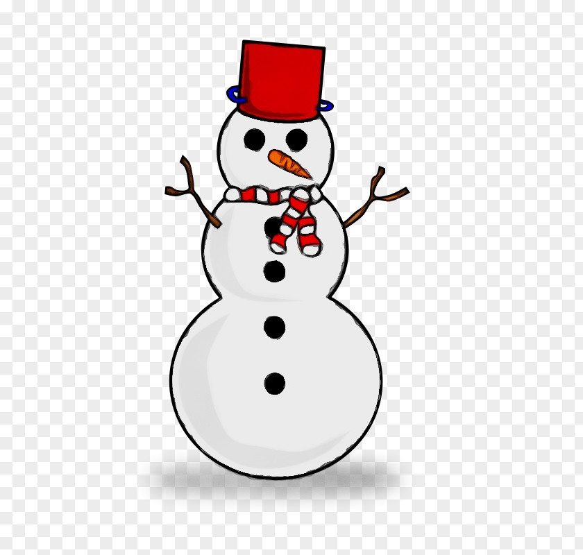 Snowman Wet Ink PNG