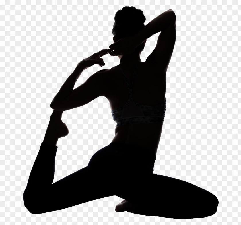 Yoga Teaching Silhouette Physical Fitness Black PNG