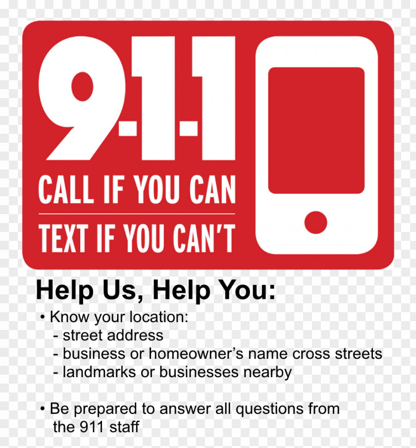 Call 911 Culver City Text Messaging 9-1-1 Buckeye Telephone PNG