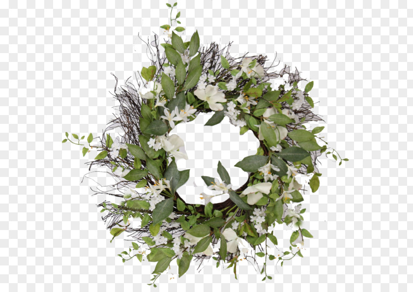 Home Decoration Materials Wreath Twig Floral Design Flower Garland PNG