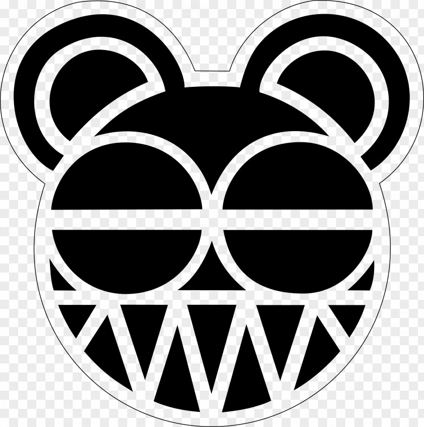 One Vector Radiohead Modified Bear And Logo T-shirt Music PNG