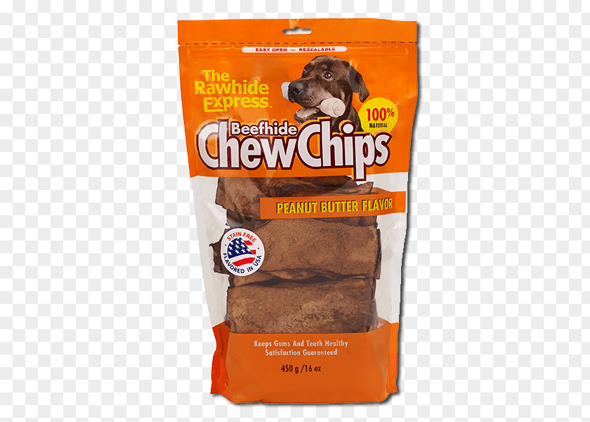 Peanut Flavor Cattle Rawhide Dog Food PNG