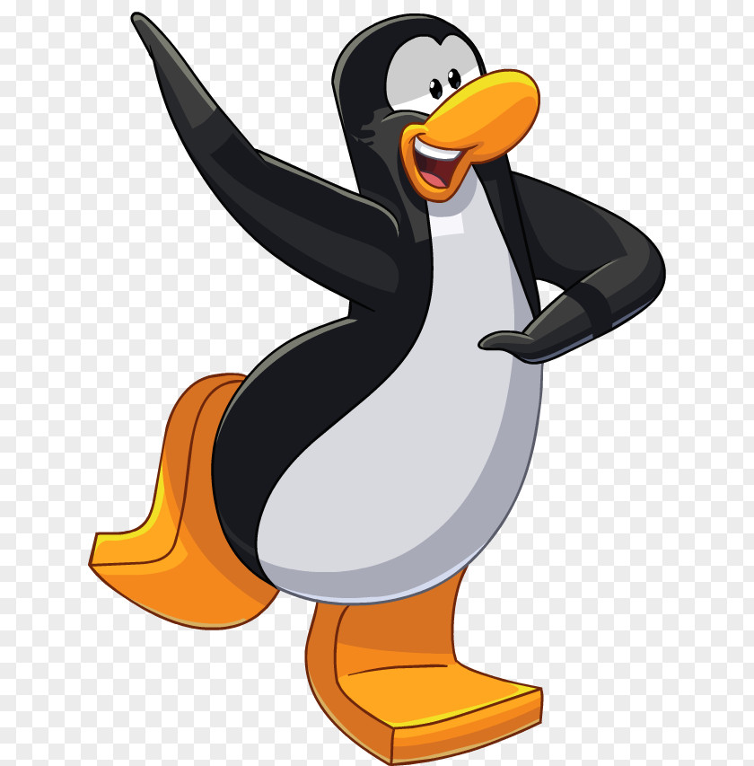 Penguin Club King Blog Green PNG