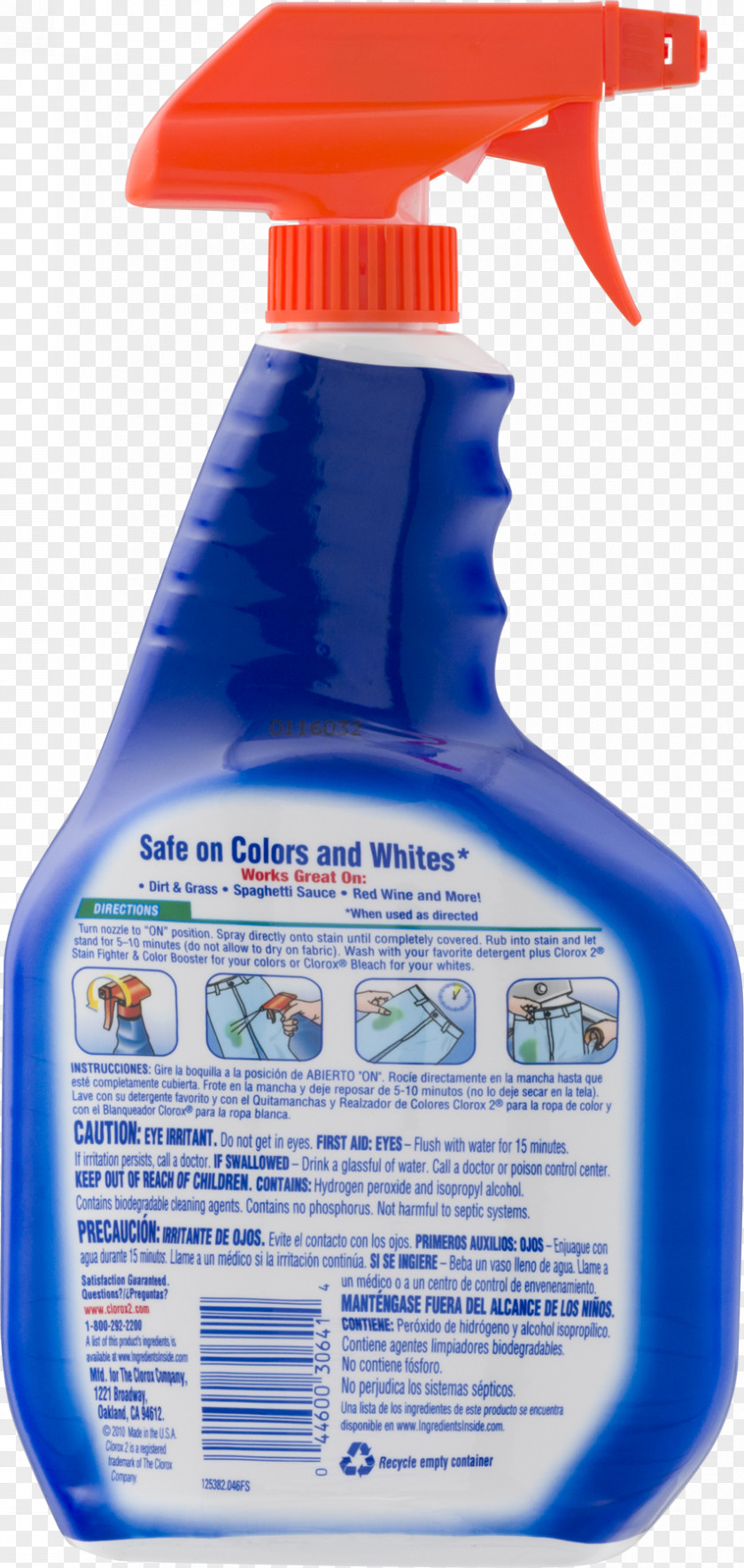 Stain Removal Laundry Spray The Clorox Company PNG