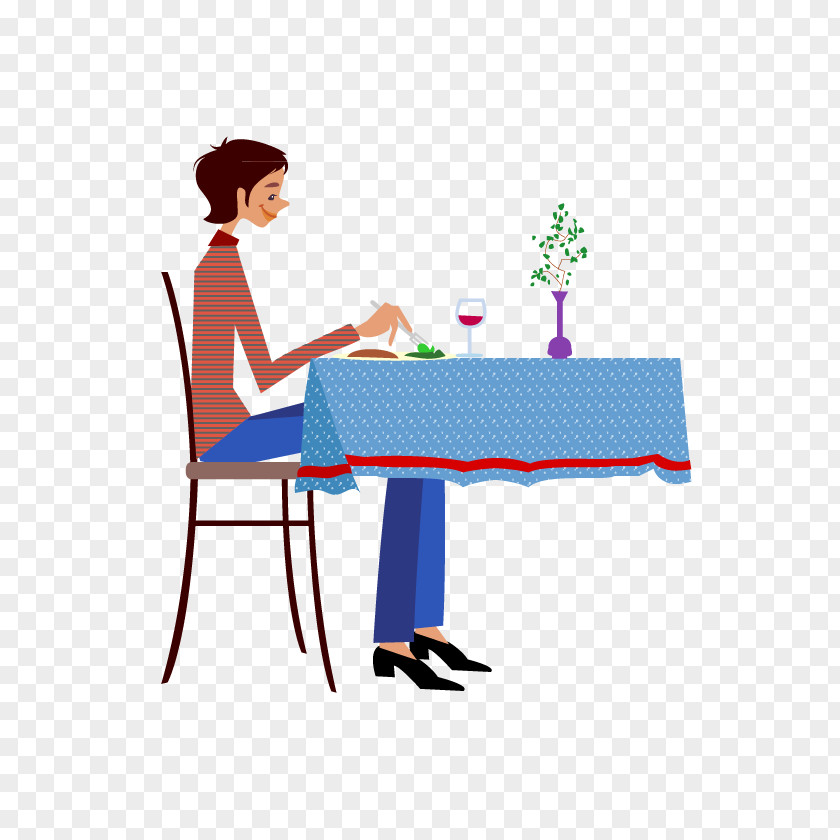 Vector Table To Eat People Euclidean Illustration PNG