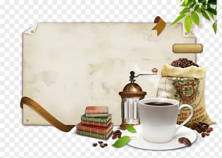 Creative Coffee Cup Cafe Web Design Poster PNG