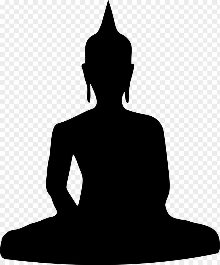 Man Sitting Golden Buddha Buddhism Buddhist Meditation Clip Art PNG