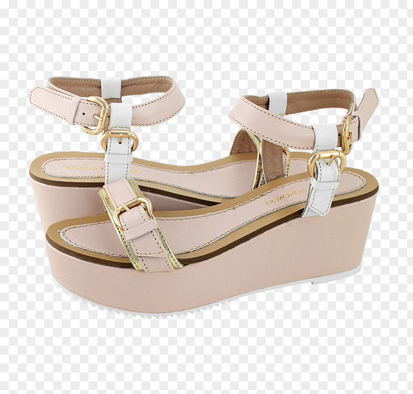 Platform Shoes Sandal Beige Shoe PNG