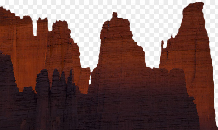 Rock Style Fisher Towers Landscape PNG