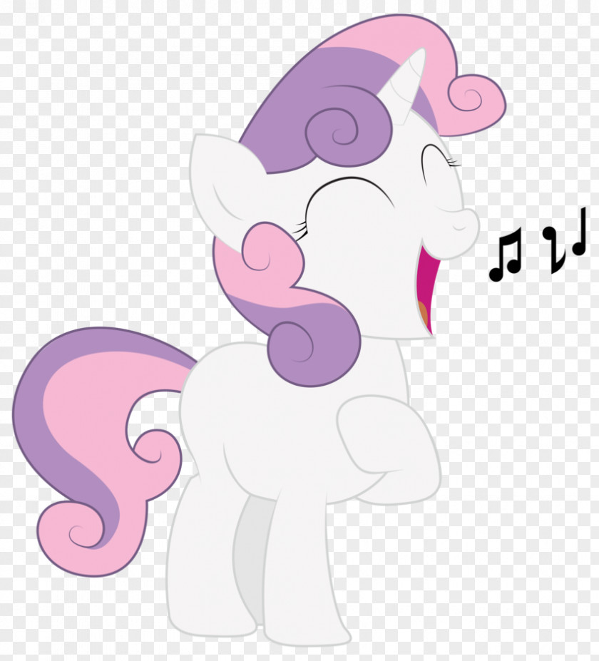 Singing Pony Sweetie Belle PNG